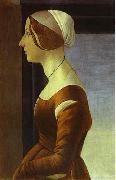 Sandro Botticelli Portrait of a Woman oil